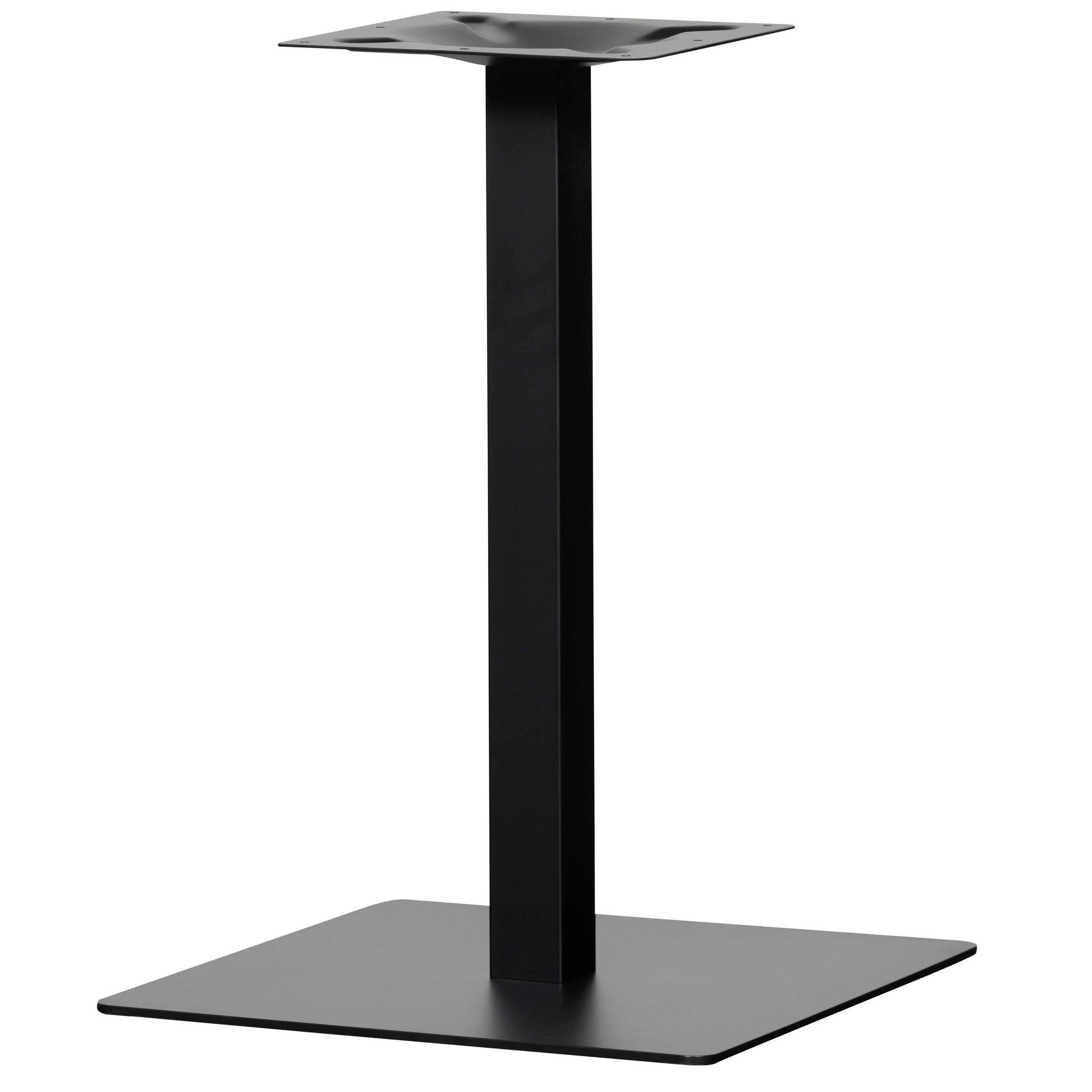 TISCHGESTELL in Metall 50/50/72 cm   - Schwarz, MODERN, Metall (50/50/72cm) - Livetastic