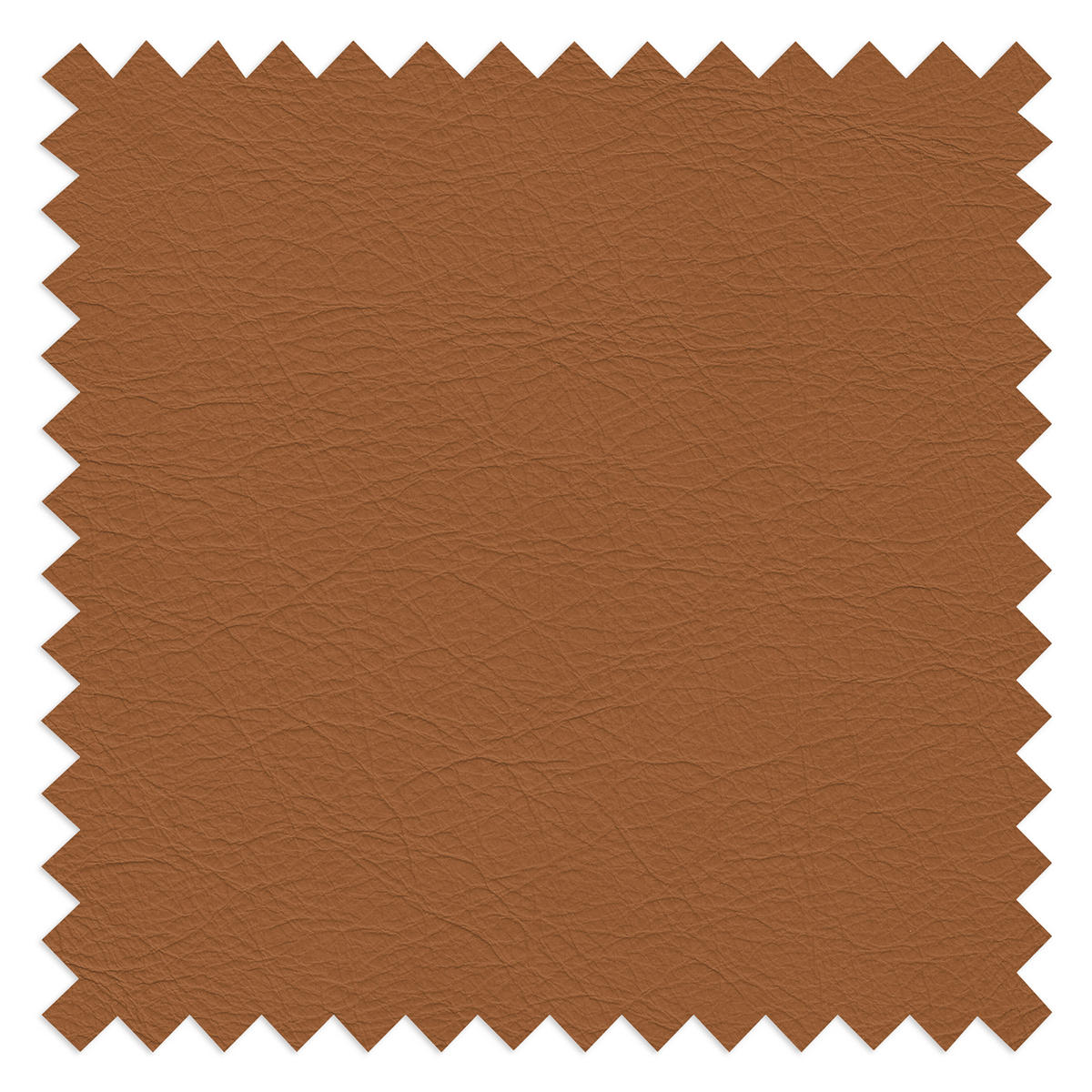 2-SITZER-SOFA in Echtleder Cognac  - Chromfarben/Cognac, Design, Leder/Metall (177/85/92cm) - Livetastic