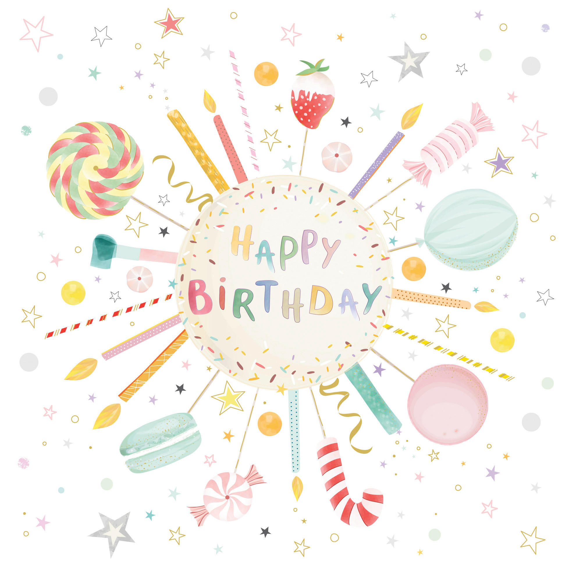 SERVIETTE  16,5/16,5 cm   - Multicolor, Basics, Papier (16,5/16,5cm) - PPD