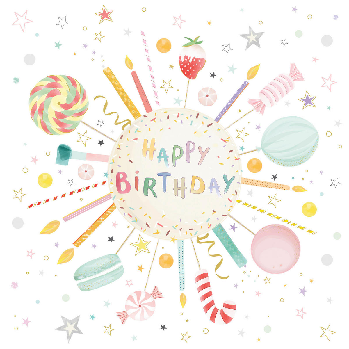 SERVIETTE  16,5/16,5 cm   - Multicolor, Basics, Papier (16,5/16,5cm) - PPD