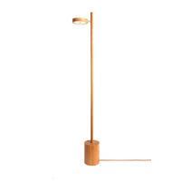 STEHLEUCHTE Good & Mojo 20/20/146 cm  - Eschefarben, Trend, Holz (20/20/146cm) - Good & Mojo