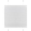 PLISSEE  halbtransparent   50/130 cm   - Weiß, Basics, Textil (50/130cm) - Boxxx