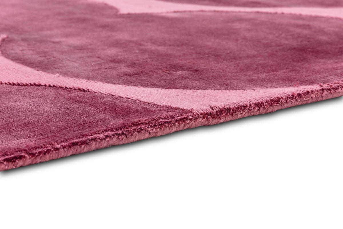 WEBTEPPICH 200/300 cm Circle Rot rechteckig  - Rot, Design, Textil (200/300cm) - Joop!