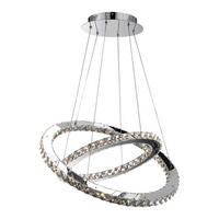 LUSTRĂ LED  - străveziu, Konventionell, sticlă/metal (64cm)