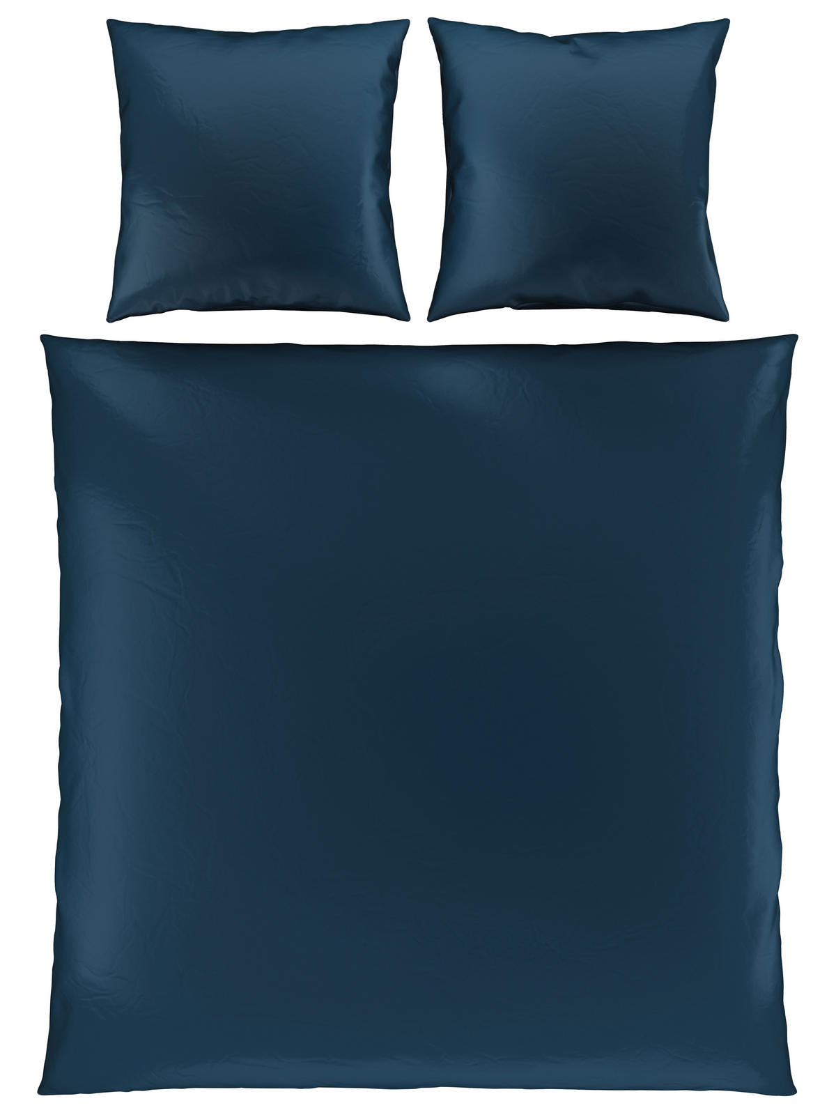 BETTWÄSCHE Segesta Satin 200/200 cm  - Dunkelblau, MODERN, Textil (200/200cm) - Novel