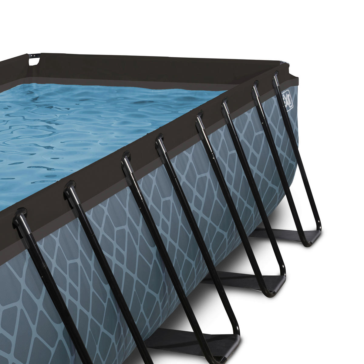 EXIT POOL STONE 540X250 540/250/122 cm  - Grau, KONVENTIONELL (540/250/122cm) - EXIT Toys