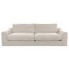 BIGSOFA in Cord Creme  - Creme/Schwarz, Design, Kunststoff/Textil (276/90/109cm) - Sit & More