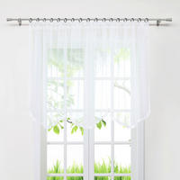 SCHEIBENGARDINE   300/120 cm   - Transparent, Basics, Textil (300/120cm)