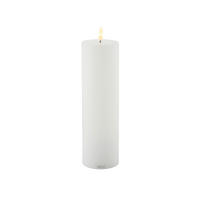 LED-KERZE  - Weiß, Basics, Naturmaterialien (7,5/25cm)