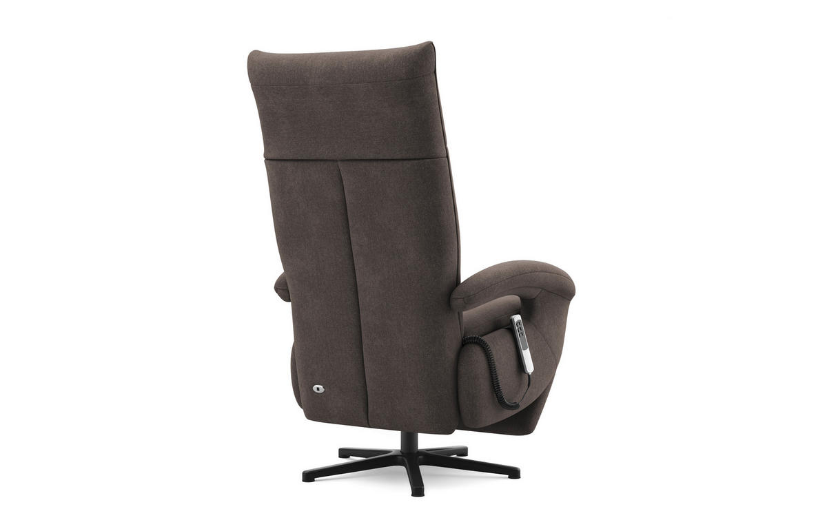 SESSEL in Flachgewebe Graphitfarben  - Schwarz/Graphitfarben, Konventionell, Textil/Metall (74/112/82cm) - Sit & More
