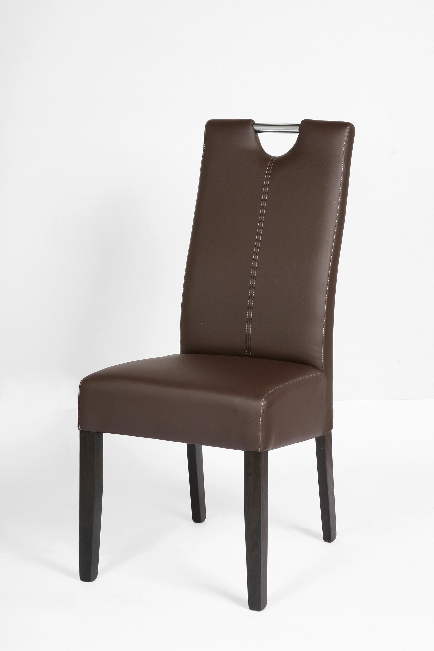STOLICA  smeđa  tekstil, drvo      - wenge boje/smeđa, Konvencionalno, tekstil/drvo (47/105/64cm) - Boxxx