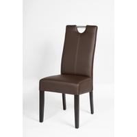 STOLICA  smeđa  tekstil, drvo      - wenge boje/smeđa, Konvencionalno, tekstil/drvo (47/105/64cm) - Boxxx