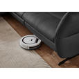ECKSOFA in Echtleder Anthrazit  169/298 cm  - Anthrazit/Schwarz, Design, Leder/Metall (169/298cm) - Dieter Knoll