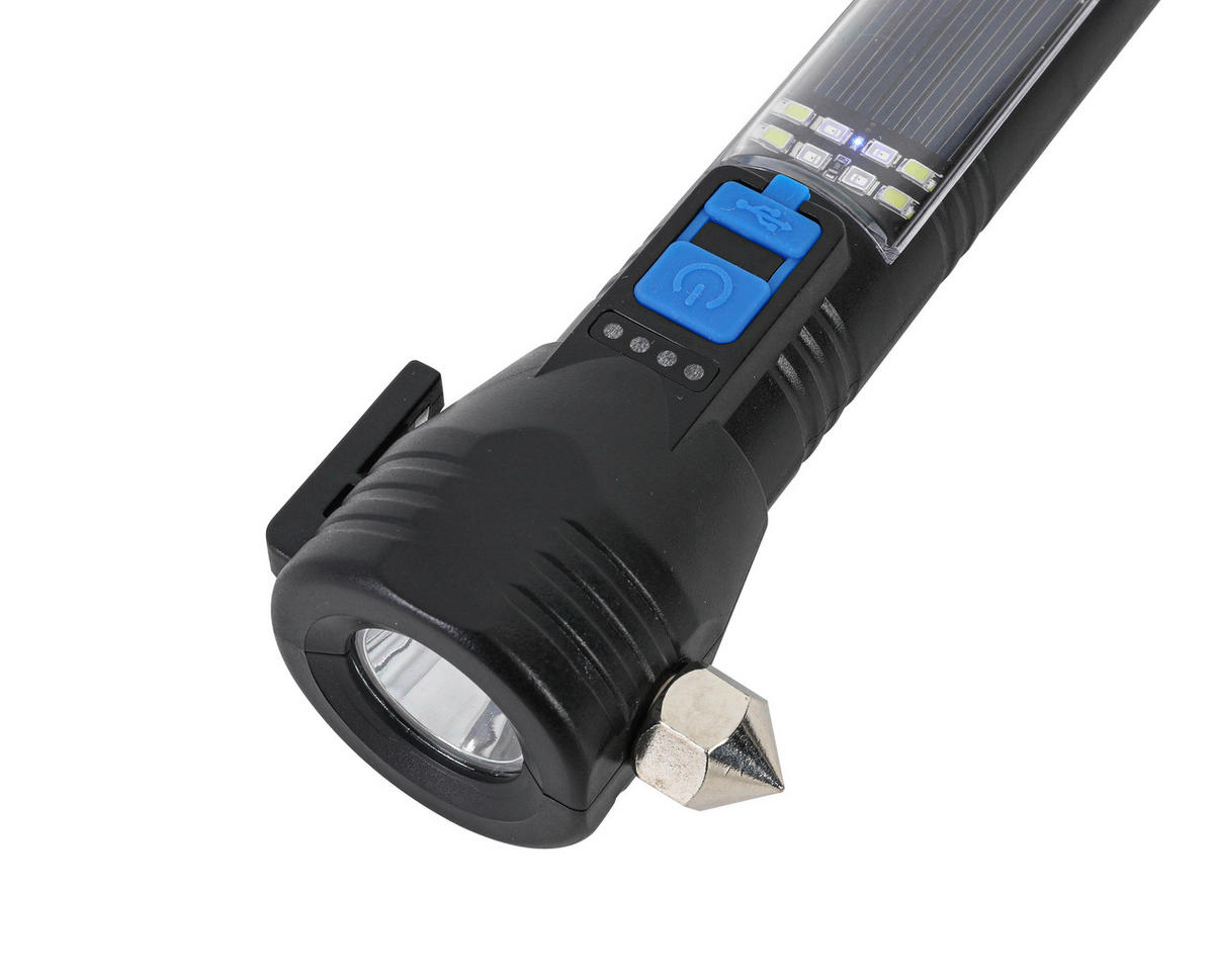 ELEMLÁMPA - fekete/áttetsző, Basics, műanyag/fém (20/3,2/4,5cm) - Boxxx