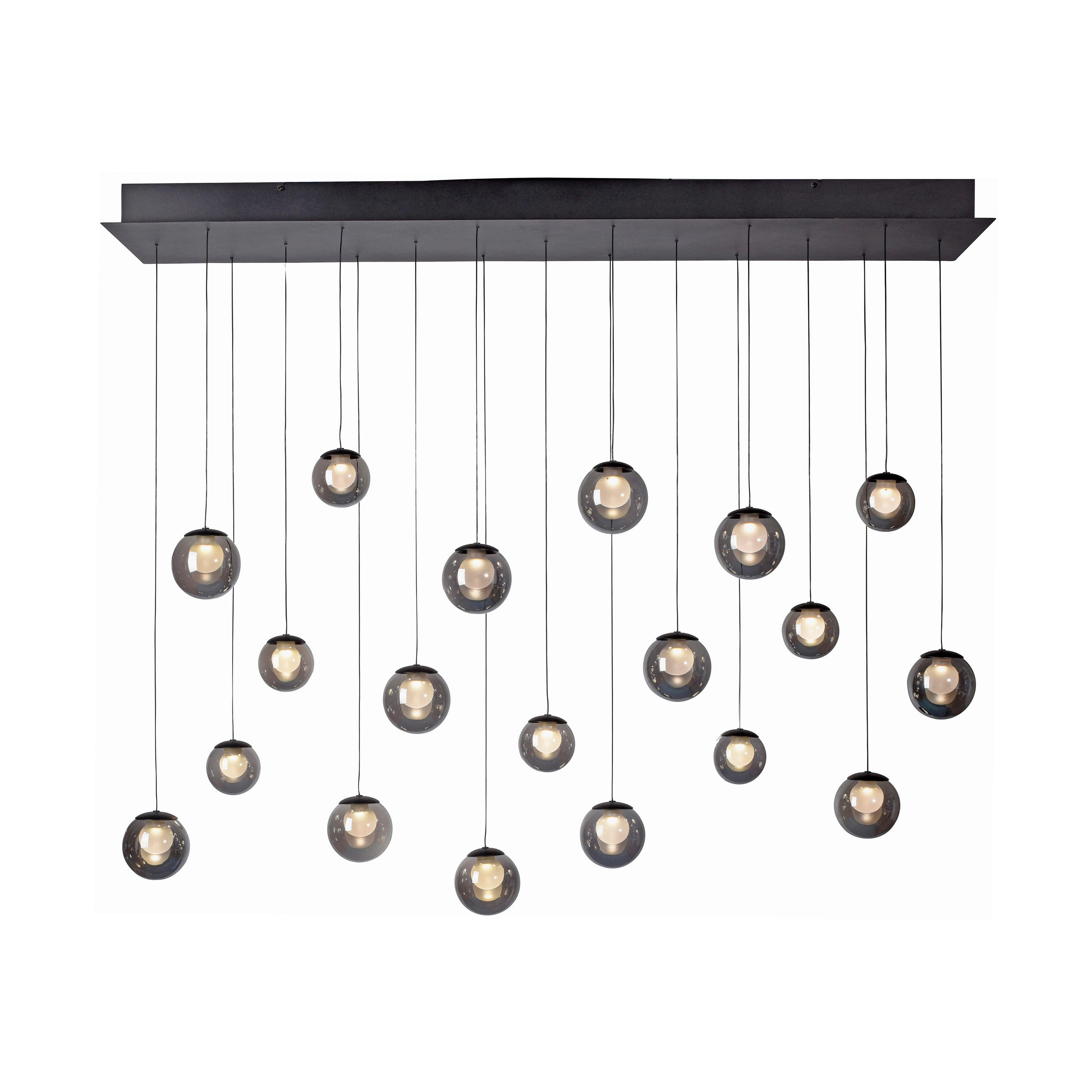 Neuhaus Pure Led-Hängeleuchte Anthrazit 40x180x150 cm