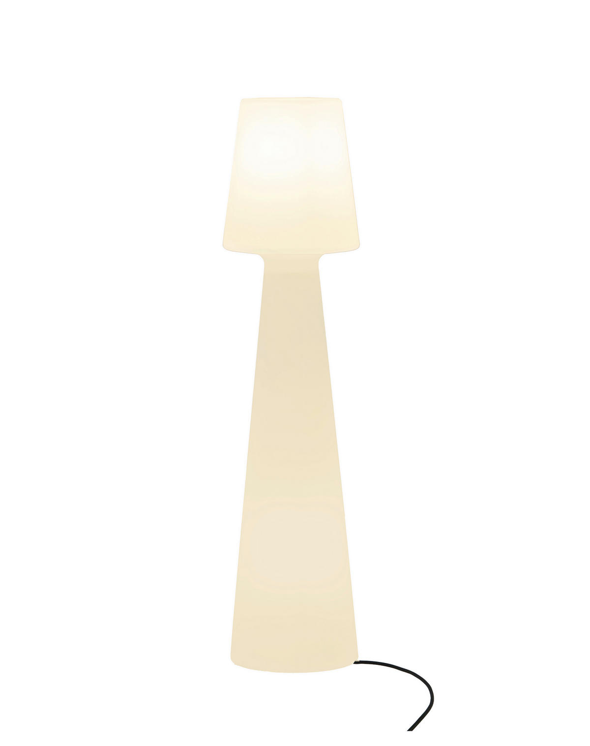 LED-STEHLEUCHTE Lola 45/165 cm   - Weiß, MODERN, Kunststoff (45/165cm) - Newgarden