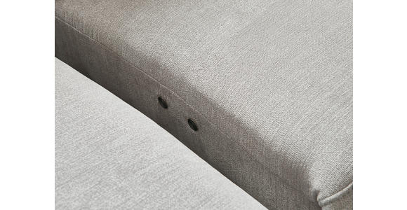 WOHNLANDSCHAFT  in Chenille Blau  - Blau/Alufarben, Design, Textil/Metall (170/333/265cm) - Dieter Knoll