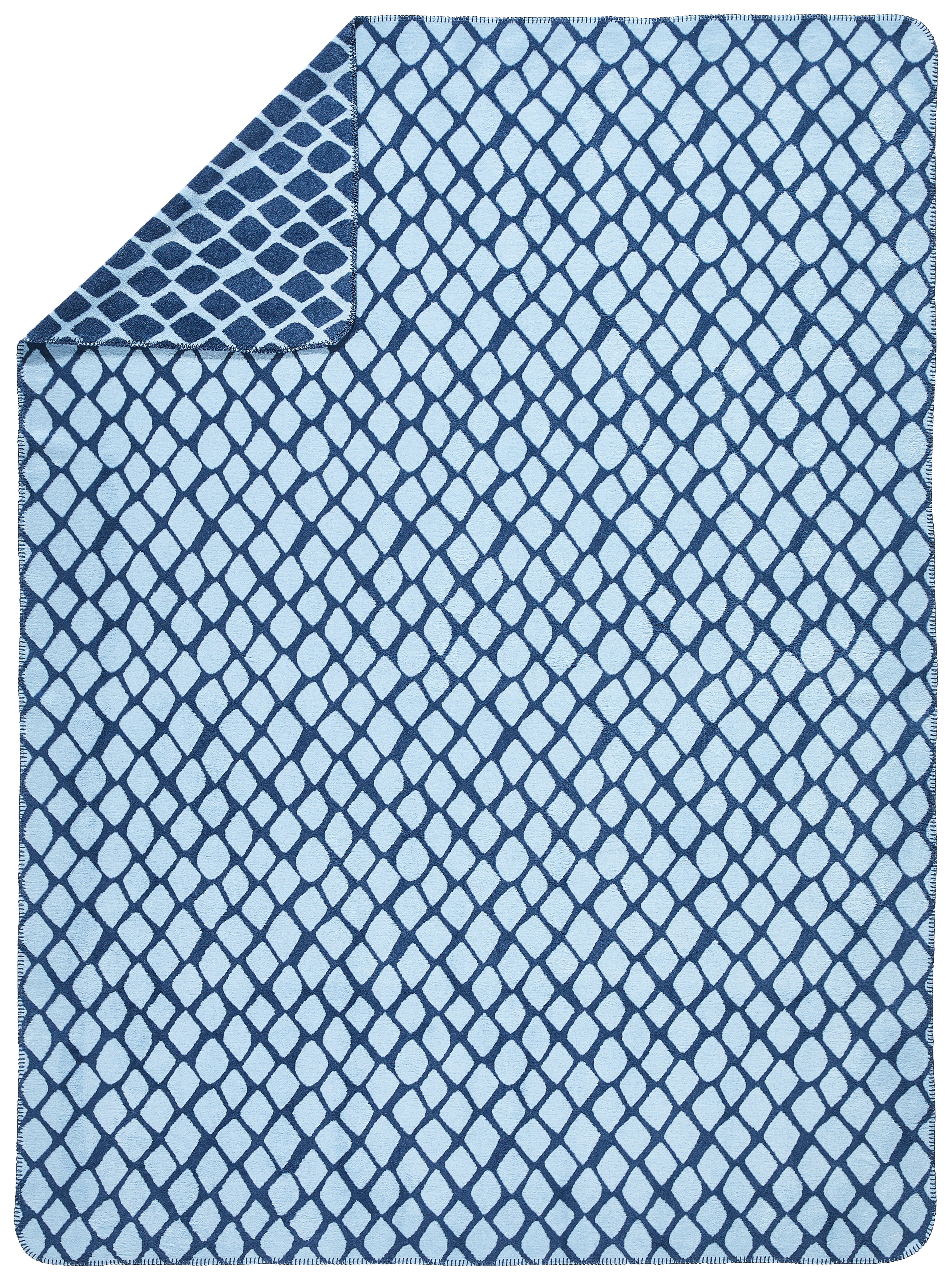 WOHNDECKE Snako 150/200 cm  - Hellblau, LIFESTYLE, Textil (150/200cm) - Dieter Knoll
