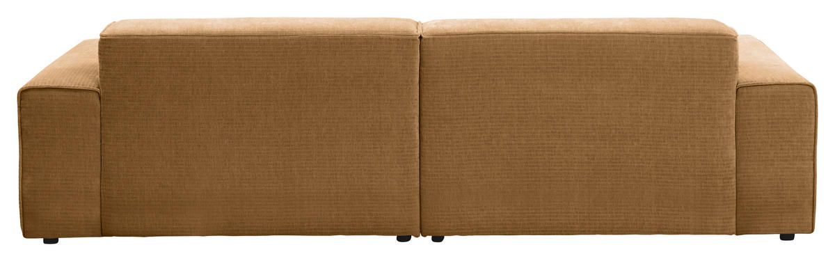 BIGSOFA in Chenille Braun  - Schwarz/Braun, Design, Kunststoff/Textil (238/71/101cm) - Pure Home Lifestyle