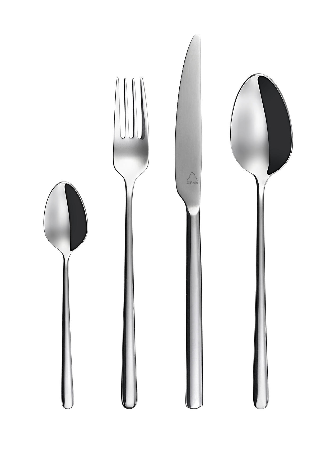 BESTECKSET 30-teilig   - Basics, Metall - Sola