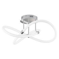 LED-DECKENLEUCHTE 57,5/57,5/30 cm   - Chromfarben, Basics, Kunststoff/Metall (57,5/57,5/30cm)