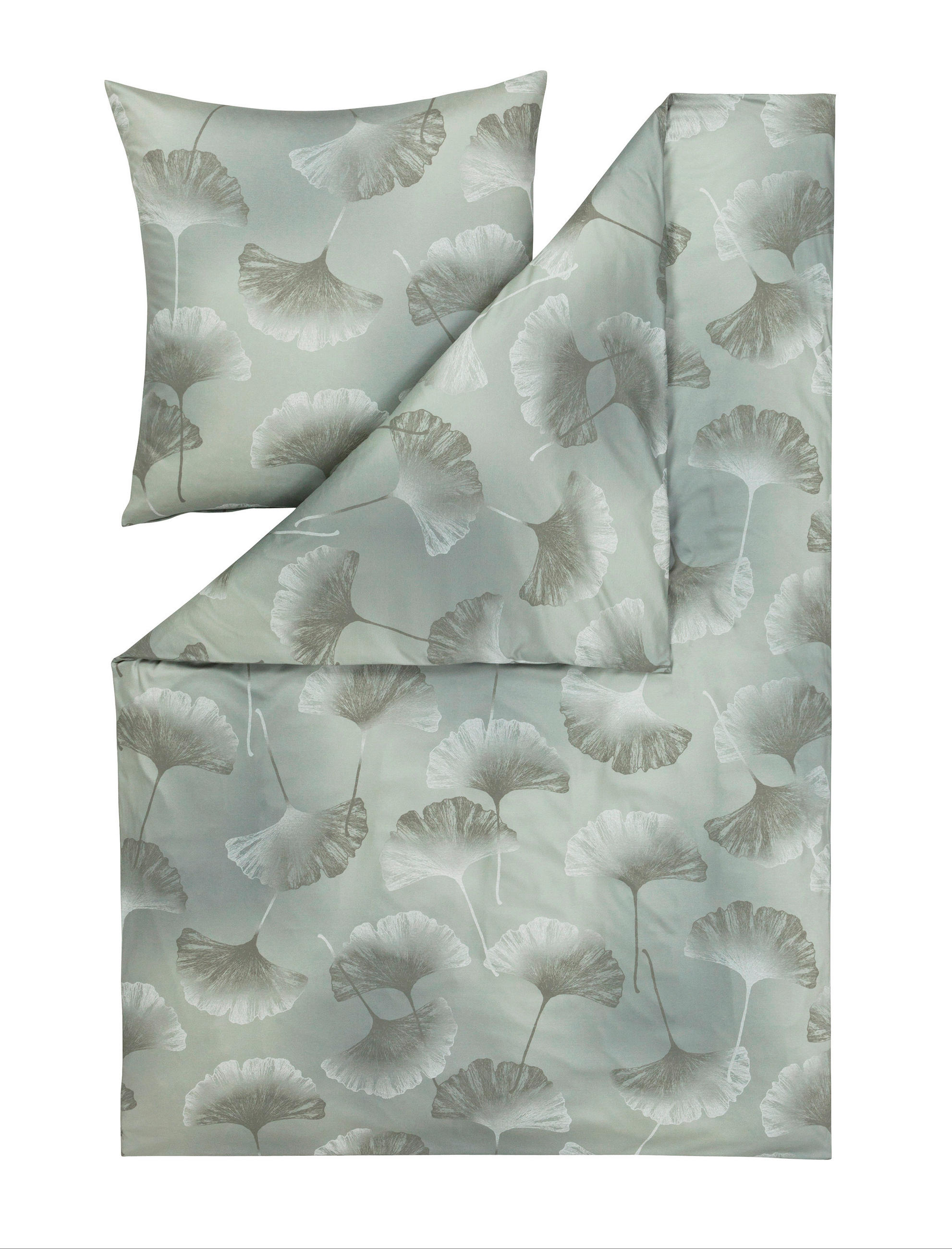 BETTWÄSCHE Atelier 155/200 cm  - Olivgrün, Trend, Textil (155/200cm) - Estella