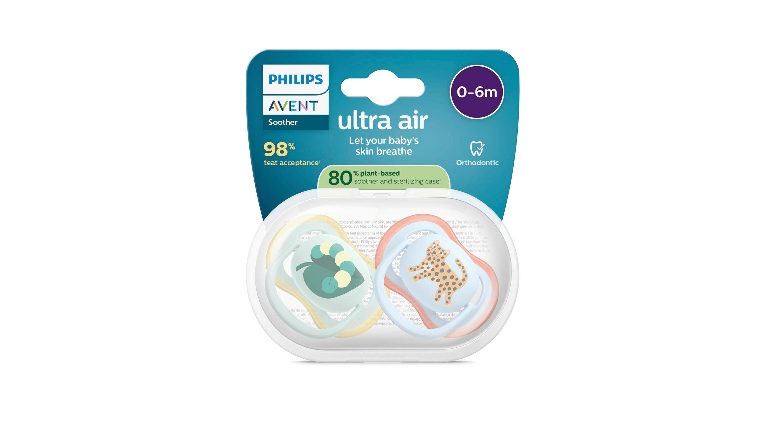 DUDA   - svijetlo plava, Basics, prirodni materijali (12.6/5.0/10.8cm) - Avent