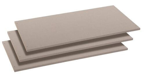 HYLLPLAN SET 88/1,6/48 cm   - grå, Basics, trämaterial (88/1,6/48cm) - Rauch Möbel
