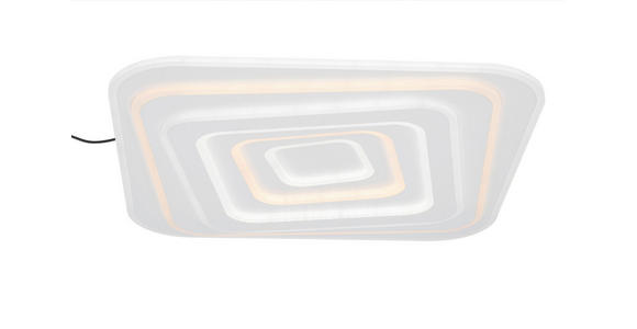 LED-DECKENLEUCHTE 53/53/5,5 cm   - Weiß, Design, Kunststoff/Metall (53/53/5,5cm) - Novel
