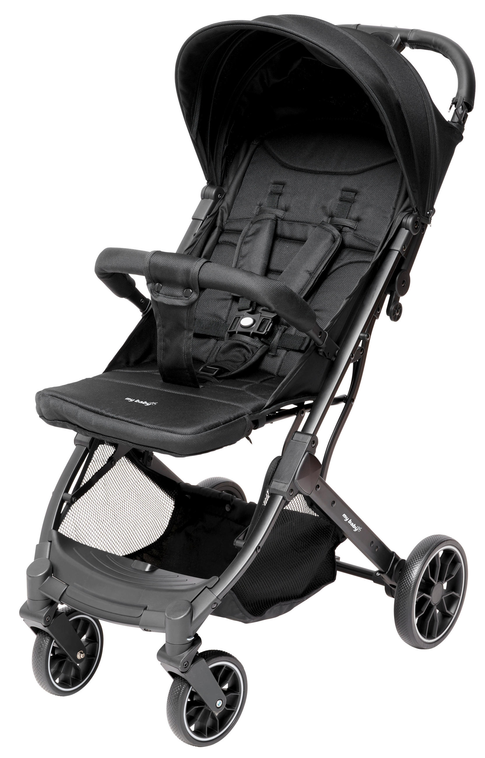 BUGGY Dubai  - Schwarz, Basics, Textil/Metall (70/51/103cm) - My Baby Lou