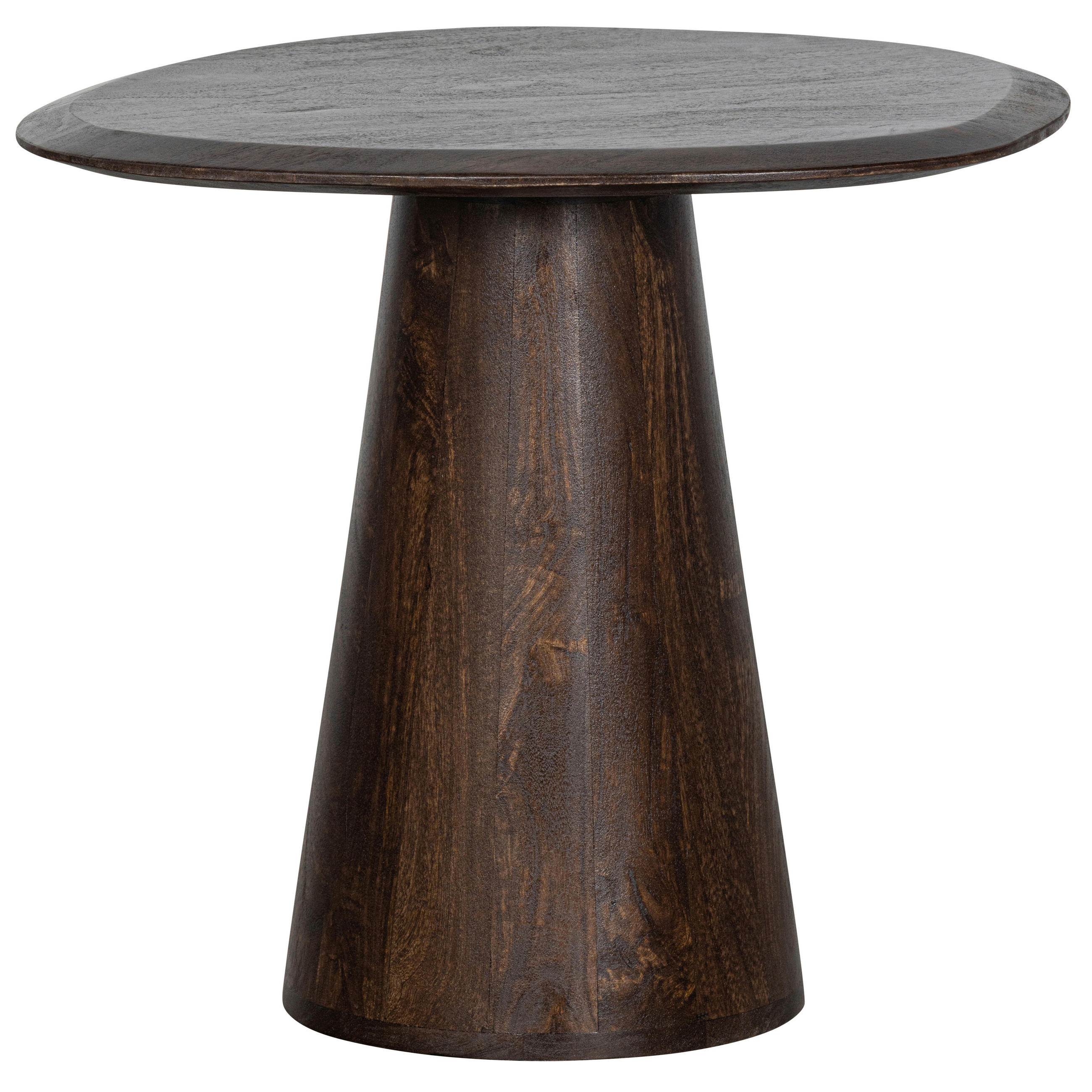 COUCHTISCH Posture Mangoholz massiv 60/53/51 cm organisch Walnussfarben  - Walnussfarben, Design, Holz (60/53/51cm) - Livetastic