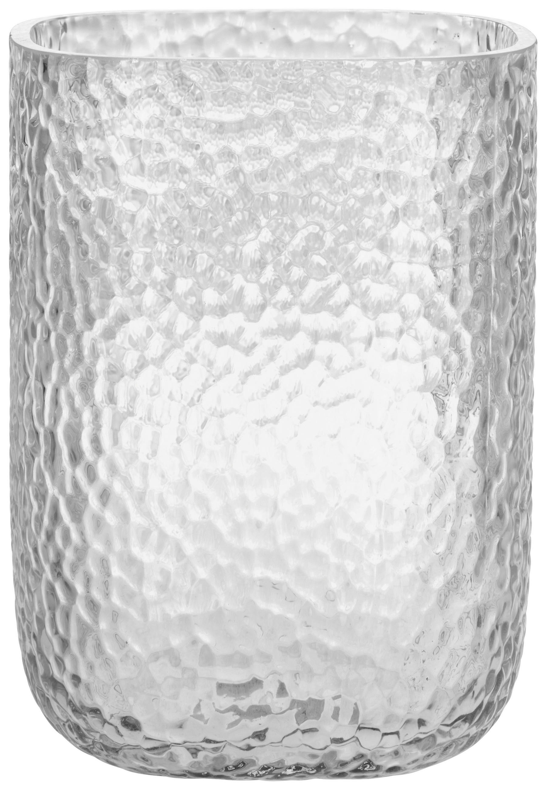 STOJAN NA SVÍČKU  sklo - čiré, Basics, sklo (15/21/15cm) - Leonardo