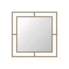 WANDSPIEGEL 58/58/2 cm    in quadratisch  - Goldfarben, Design, Metall (58/58/2cm) - Livetastic