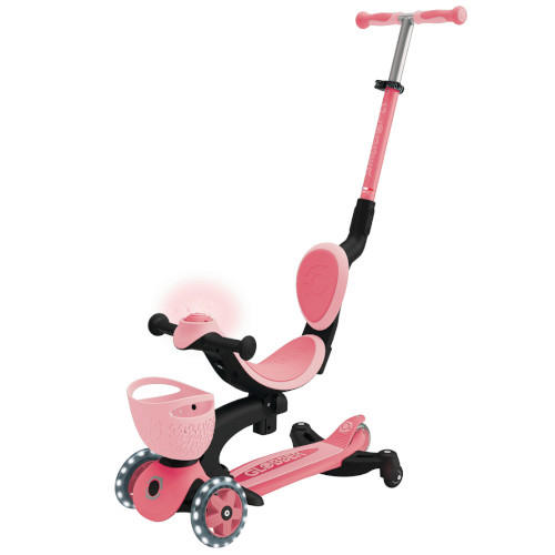 LAUFRAD GO-UP BABY 360 LIGHT 3IN1 - Pink/Rosa, LIFESTYLE, Kunststoff (75/29,5/102,5cm) - GLOBBER