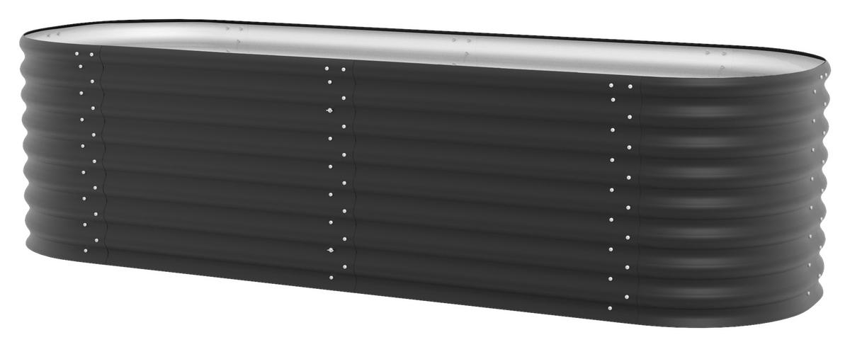 HOCHBEET-ERWEITERUNG 80/63/80 cm  - Schwarz, Basics, Metall (80/63/80cm)