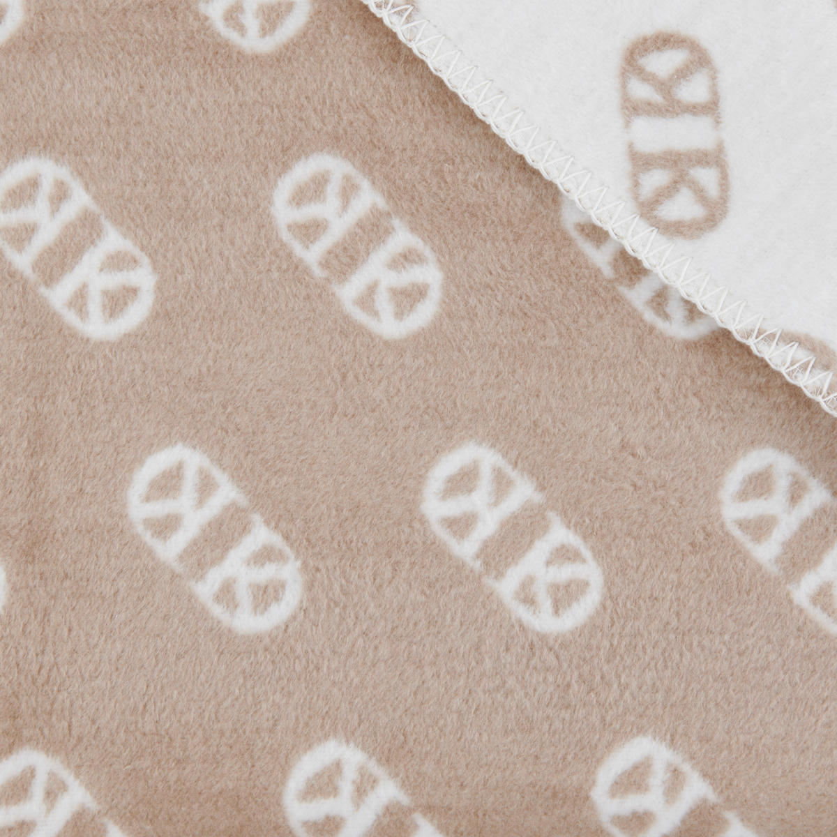 WOHNDECKE BASIC 150/200 cm  - Taupe/Weiss, Design, Textil (150/200cm) - Dieter Knoll