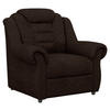 SESSEL in Chenille Braun  - Schwarz/Braun, Konventionell, Kunststoff/Textil (104/102/101cm) - Livetastic