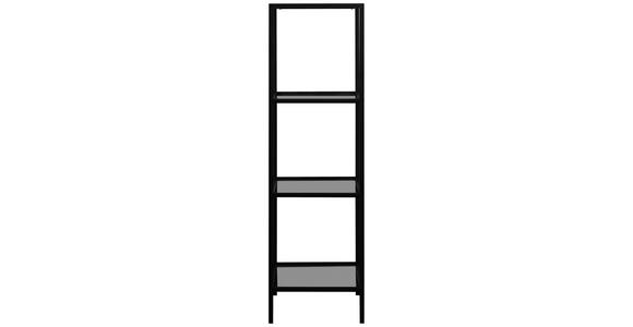 REGAL Schwarz - Schwarz, Basics, Glas/Metall (37/118/33cm) - Carryhome