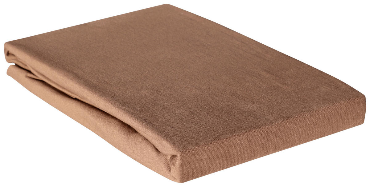 POSTEĽNÁ PLACHTA, hnedá, 90/200 cm - hnedá, Basics, textil (90/200cm) - Novel