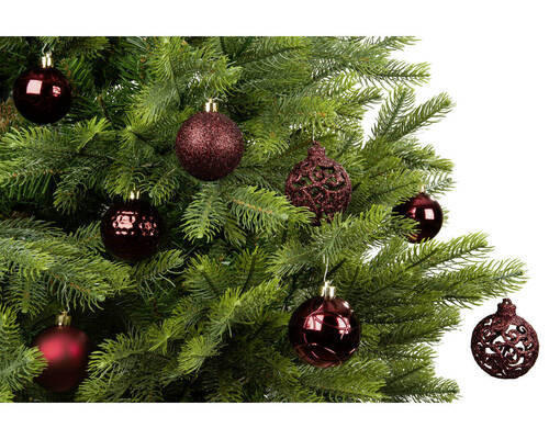 CHRISTBAUMKUGEL-SET 6 cm  - Basics (6cm)