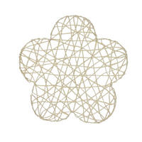 PODLOŽKA POD TANIER,  - béžová, Trend, papier (42/40/0,2cm) - Ambia Home