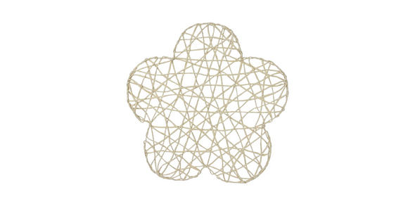 PLATZDECKCHEN Papier Beige - Beige, Trend, Papier (42/40/0,2cm) - Ambia Home