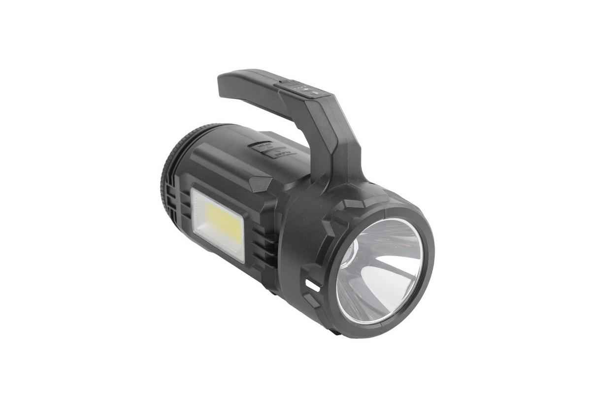 ŽEPNA SVETILKA     23,7/10,6/17,7 cm         - črna/prosojno, Basics, umetna masa (23,7/10,6/17,7cm) - Boxxx