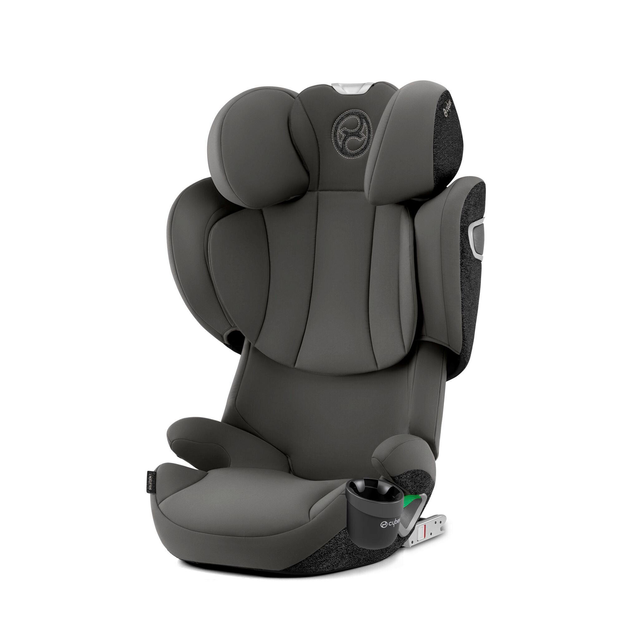 KINDERAUTOSITZ Solution T i-Fix Mirage Grey   - Grau, Basics, Kunststoff/Textil (39/50,5/62,5cm) - cybex PLATINUM