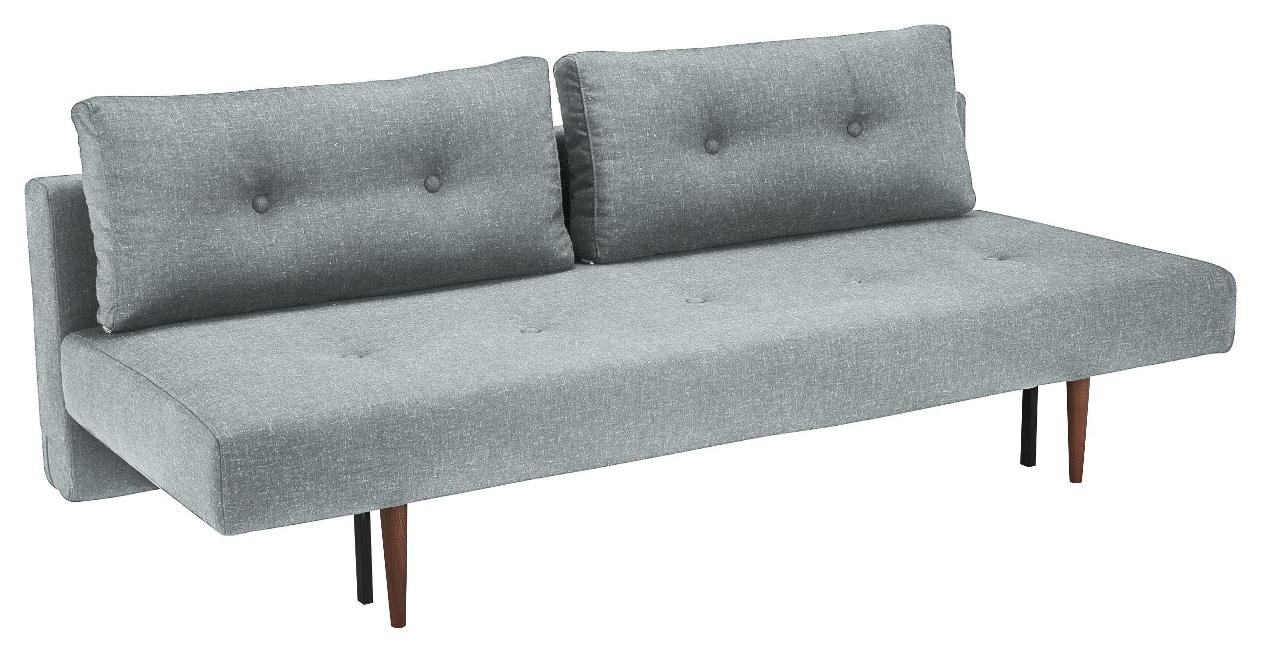Schlafsofa in Textil Hellgrau