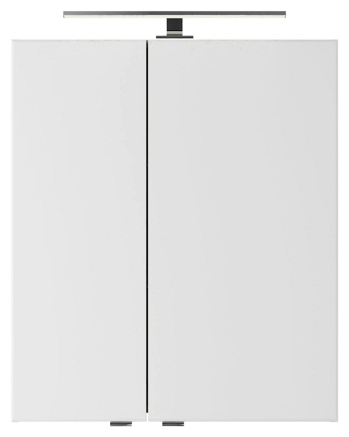 SPIEGELSCHRANK 60/70,3/14,5 cm  - Chromfarben/Grau, KONVENTIONELL, Glas/Holzwerkstoff (60/70,3/14,5cm) - Pelipal