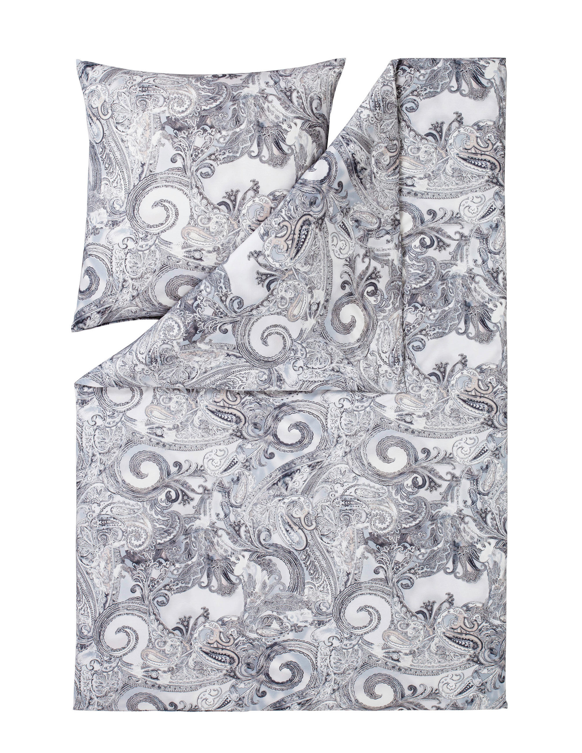 BETTWÄSCHE 135/200 cm Interlock-Jersey  - Platinfarben, Design, Textil (135/200cm) - Estella