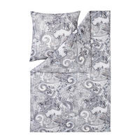 BETTWÄSCHE ATELIER Makosatin 155/220 cm  - Platinfarben, Basics, Textil (155/220cm) - Estella