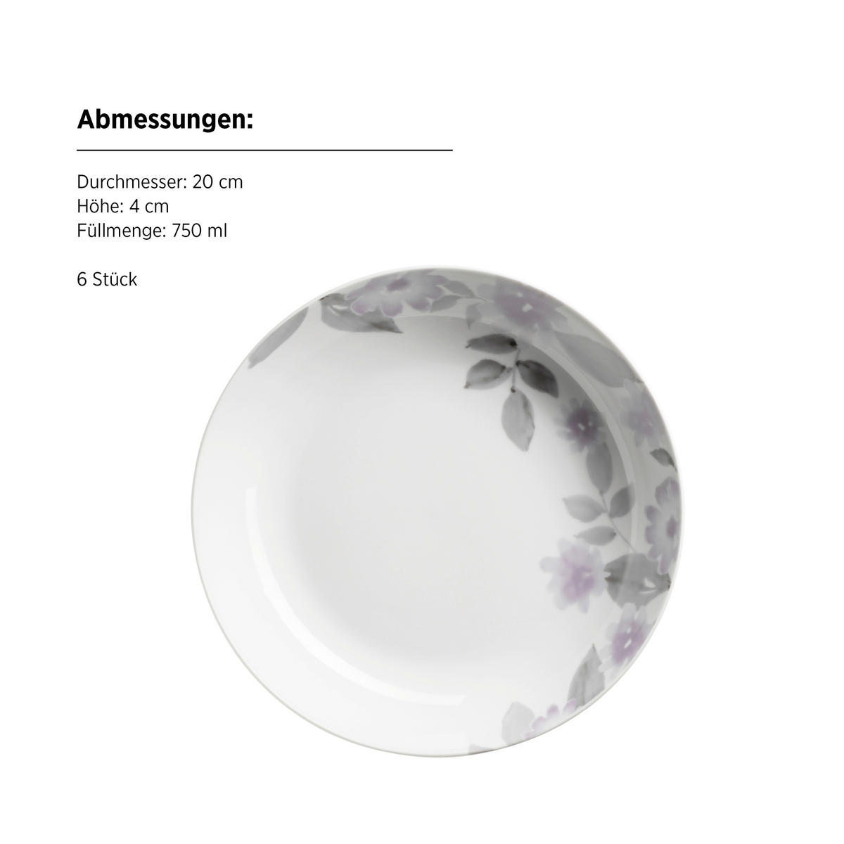 TAFELSERVICE Weiß SONO 18-teilig  - Weiß, Basics, Keramik - Mäser