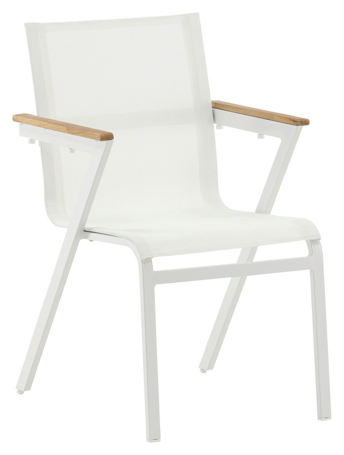 STAPELSESSEL - Weiß, KONVENTIONELL, Holz/Metall (57/87/61cm) - Gardenson